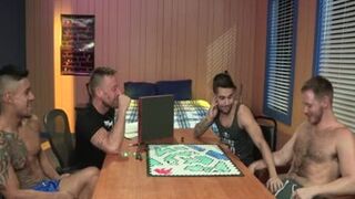 Muscle Bear Flip Flop With cumshot