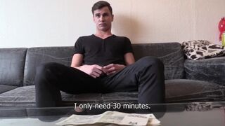 Czech lad got a dong in his nice-looking mouth