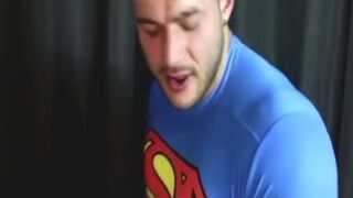 Superman large shlong sperm