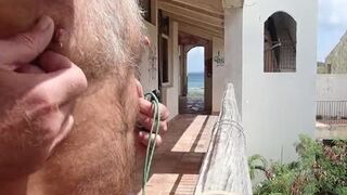 HARD nipple WORK IN MULTI disrobe OFF WITH HARD CLAMPS OUTDOOR