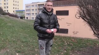 brawny IT man with biggest boner