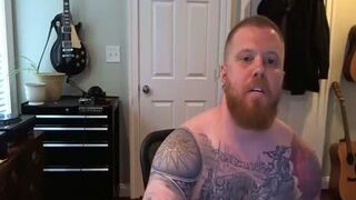 Ginger Tatted Muscle Otter Spunks