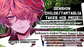 [Genshin Impact] Childe/Tartaglia ANGRY FUCKS YOU ROUGHLY! (Male Listener Pronouns)