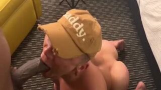 BIG BLACK COCK Pumps Bouncy bunghole Utter Of nectar