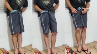 That time your straight friend jerked-off in his shorts in front of