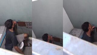 Caught guy sucking a dick at glory hole